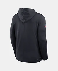 Nike Men's Navy Houston Texans Sideline Dri-fit Long Sleeve Hooded T-Shirt