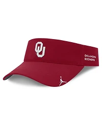 Jordan Men's and Women's Crimson Oklahoma Sooners 2026 On-Field Ace Adjustable Visor