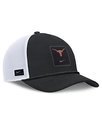 Nike Men's and Women's Black Texas Longhorns Game Day Rope Trucker Adjustable Hat