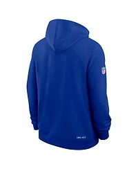 Nike Men's Royal Buffalo Bills Sideline Standard Issue Dri-fit Hoodie