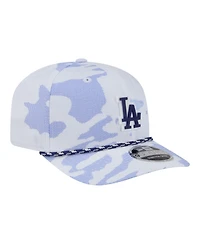 New Era Men's White Los Angeles Dodgers Camo Rope 9SEVENTY Adjustable Hat