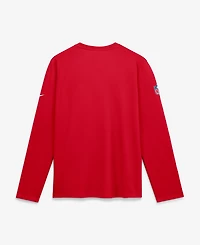 Nike Men's Red Buffalo Bills Sideline Coaches Uv Dri-fit Long Sleeve Shirt
