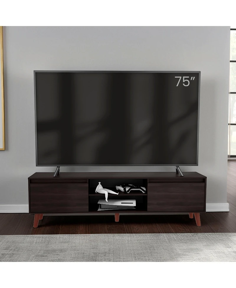 Fm Furniture Tv Stand for TVs up to 75 Inches, Modern Entertainment