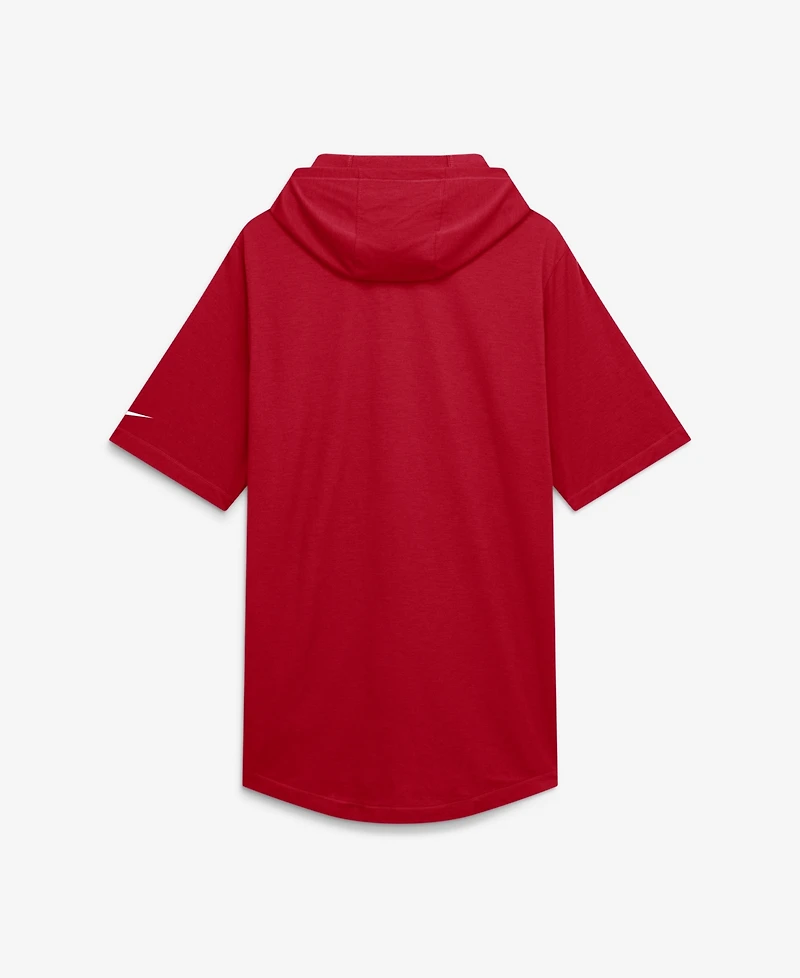 Nike Men's Red Buffalo Bills Tri-Blend Hooded T-Shirt