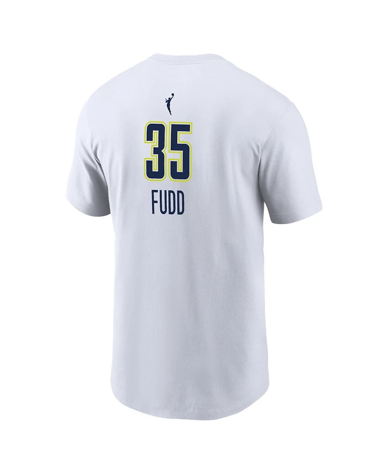 Nike Men's Azzi Fudd White Dallas Wings Name Number Heroine Edition T-Shirt