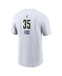 Nike Men's Azzi Fudd White Dallas Wings Name Number Heroine Edition T-Shirt