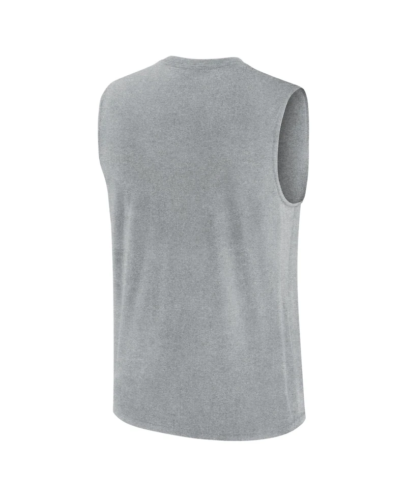 Nike Men's Heather Gray Alabama Crimson Tide Primetime Legend Arch Dri-fit Muscle T-Shirt