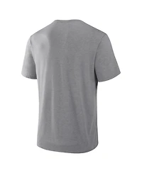 Fanatics Men's Heather Gray Seattle Seahawks Heritage Tribute Tri-Blend T-Shirt