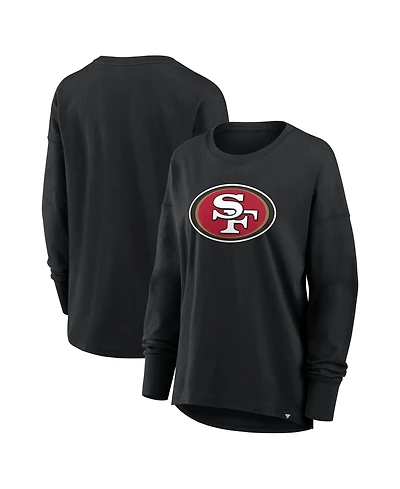 Fanatics Women's Black San Francisco 49ers Essential Long Sleeve T-Shirt