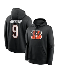 Nike Men's Joe Burrow Black Cincinnati Bengals Name Number Hoodie