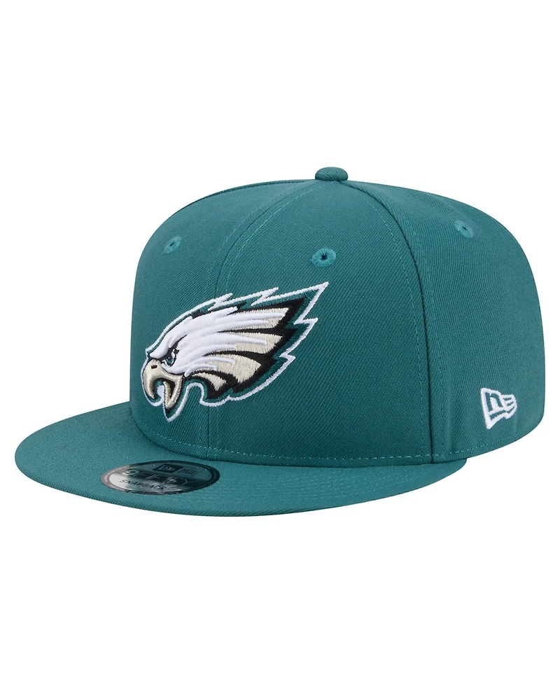 New Era Men's Kelly Green Philadelphia Eagles 9FIFTY Snapback Hat
