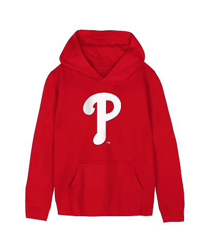 Outerstuff Preschool Red Philadelphia Phillies Primary Logo Fleece Hoodie
