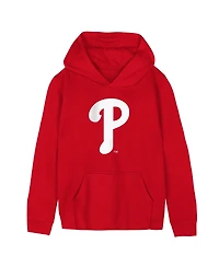 Outerstuff Preschool Red Philadelphia Phillies Primary Logo Fleece Hoodie