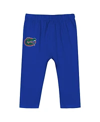 Outerstuff Baby Boys and Girls Royal Florida Gators Double Up Long Sleeve Bodysuit Pant Set