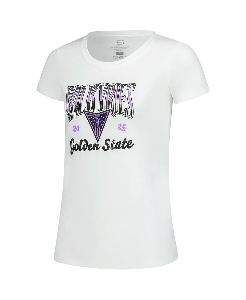 Stadium Essentials Women's White Golden State Valkyries Sky High T-Shirt