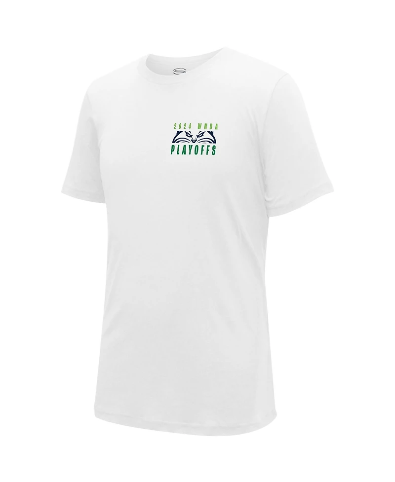 Stadium Essentials Men's and Women's White Minnesota Lynx 2024 Wnba Playoffs Eyes T-Shirt