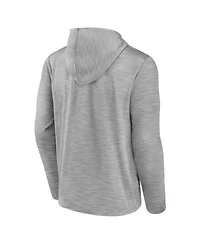 Fanatics Men's Heather Gray Detroit Lions Never Quit Hoodie