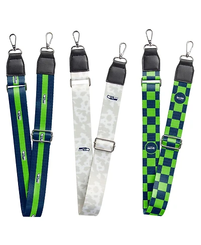 Logo Brands 3-Pack Seattle Seahawks Bag Strap Set