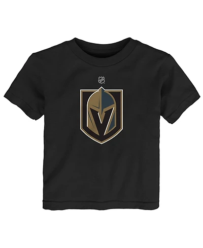 Outerstuff Baby Boys and Girls Black Vegas Golden Knights Primary Logo T-Shirt