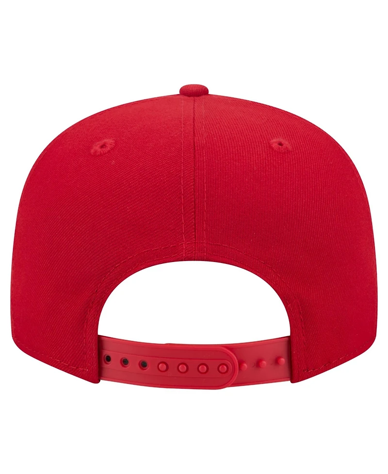 New Era Men's Red Kansas City Chiefs Core Team Script 9FIFTY Snapback Hat