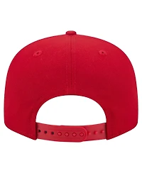 New Era Men's Red Kansas City Chiefs Core Team Script 9FIFTY Snapback Hat