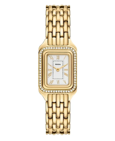 Fossil Women's Raquel Two-Hand Gold-Tone Stainless Steel Watch 23mm