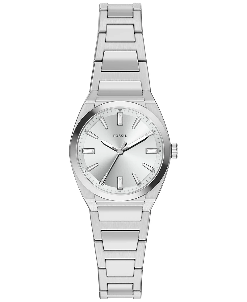 Fossil Women's Everett Three-Hand Stainless Steel Watch 27mm