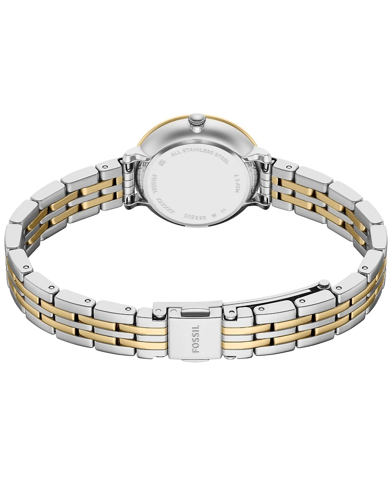 Fossil Women's Heidi Three-Hand Two-Tone Stainless Steel Watch 26mm