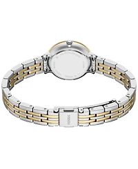 Fossil Women's Heidi Three-Hand Two-Tone Stainless Steel Watch 26mm
