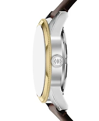 Fossil Men's Pearson Multi-Function Brown Leather Watch 42mm