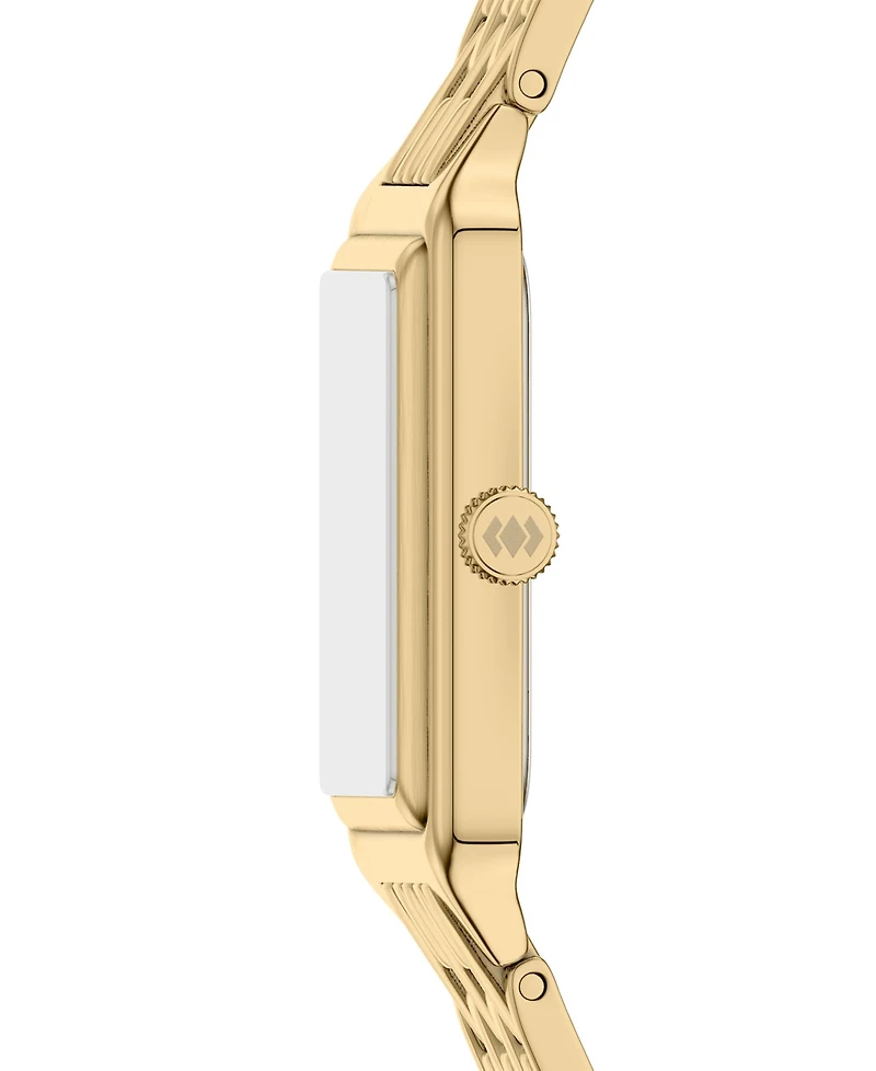 Fossil Women's Raquel Three-Hand Date Gold-Tone Stainless Steel Watch 23mm