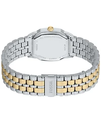 Fossil Men's Harlow Three-Hand Two-Tone Stainless Steel Watch 33mm