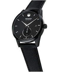 Movado Men's Museum Taga Swiss Automatic Leather Watch 40mm