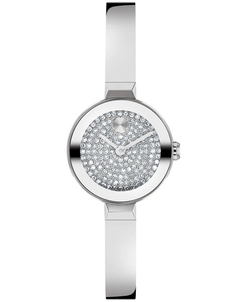 Movado Women's Bold Bangle Mini Swiss Quartz Stainless Steel Watch 22.50mm
