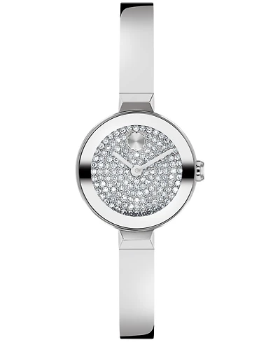 Movado Women's Bold Bangle Mini Swiss Quartz Stainless Steel Watch 22.50mm