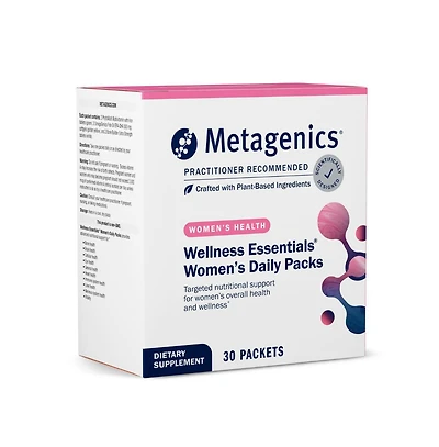 Metagenics Wellness Essentials Women s Daily Packets Multivitamin, Omega 3s and Antioxidants for Bone, Immune and Energy Support 30 Packets