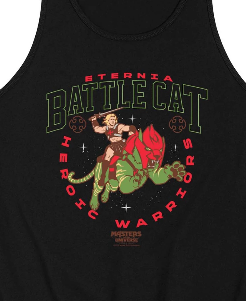 Airwaves Men's Masters Of The Universe Eternia Battle Cat Collegiate Graphic Tank Top