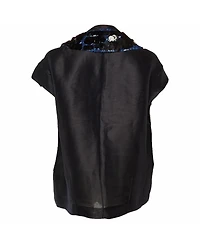 Pre-Owned Marni Women's Embellished Detail Silk and Linen Open Jacket