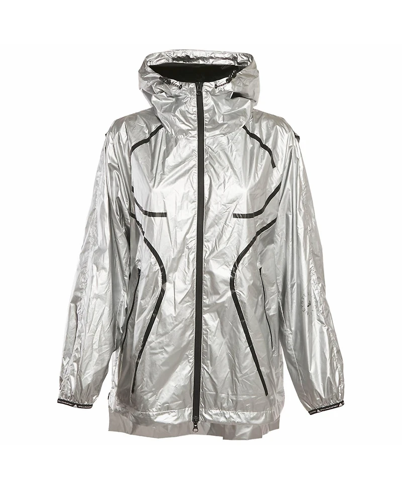 Pre-Owned Stella Mccartney Women's X Adidas Metallic Nylon Training Jacket