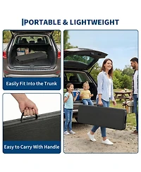 gaomon piece Portable Heavy-Duty 6FT Folding Outdoor Benches for Patio, Picnic, Camping