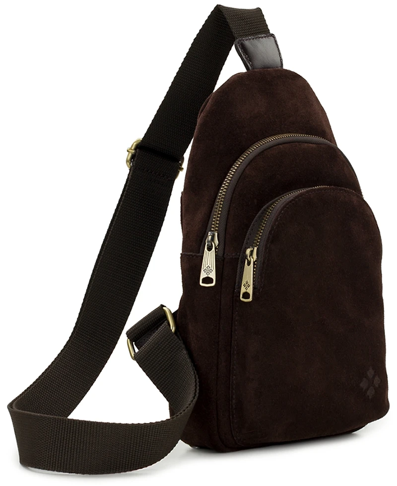 Patricia Nash Melle Mini Suede Leather Sling Handbag
