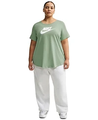 Nike Plus Active Sportswear Essentials Short-Sleeve Logo T-Shirt