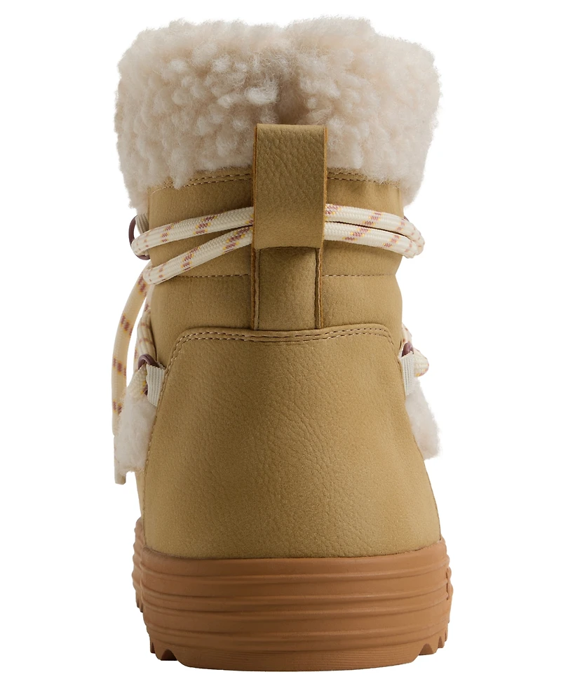 Roxy Women's Hot Cocoa Lace-Up Ankle Booties