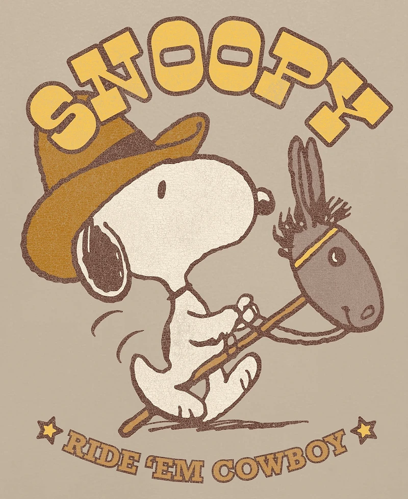 Hybrid Apparel Men's Snoopy Cowboy T-Shirt