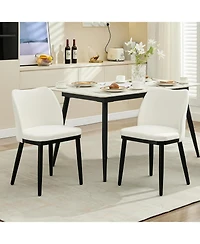gaomon Dining Chairs Set of 2 Upholstered Velvet Dining Room Side Chairs