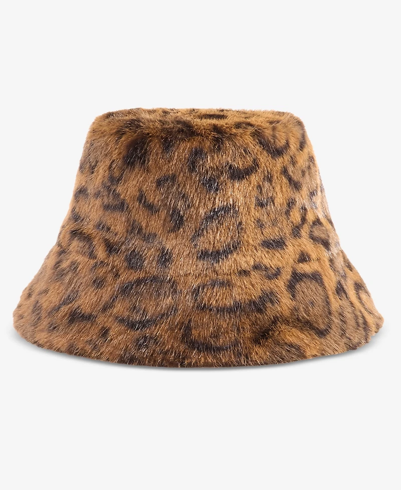 I.n.c. International Concepts Women's Faux-Fur and Fleece-Lined Bucket Hat, Macy's Exclusive