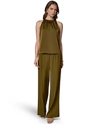 Donna Karan New York Women's Crewneck Sleeveless Top