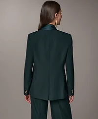 Donna Karan New York Women's Scarf Collar Blazer