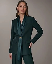 Donna Karan New York Women's Scarf Collar Blazer