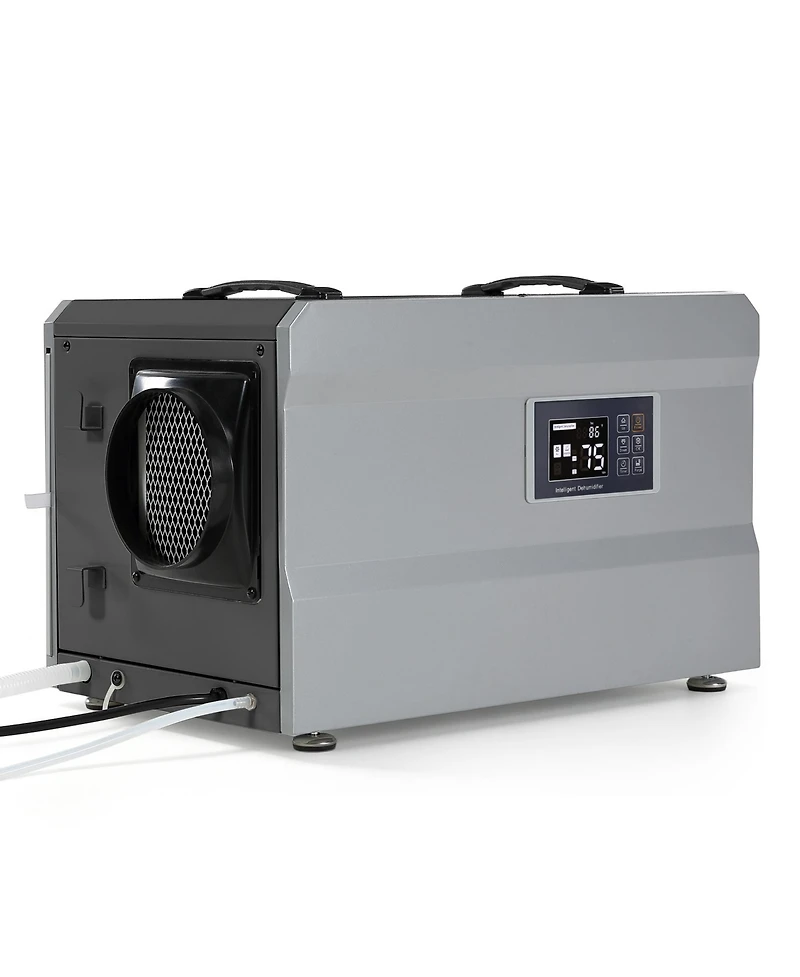 Tribesigns 145 Pints Commercial Dehumidifier with Pump and Drain Hose, Large Dehumidifier for 1600 Sq. Ft Basements, Crawl Spaces